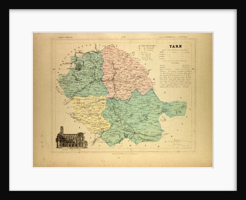 Map of Tarn France by Anonymous