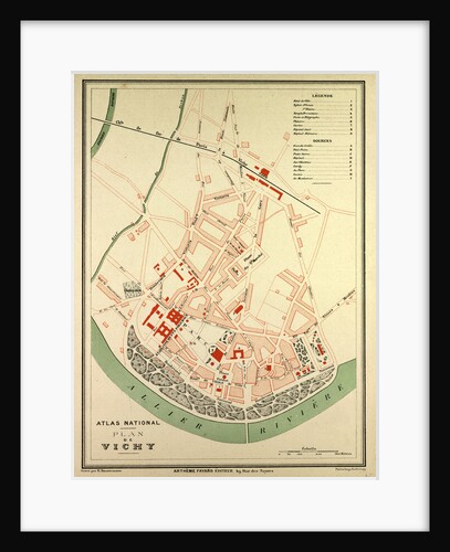 Map of Vichy France by Anonymous