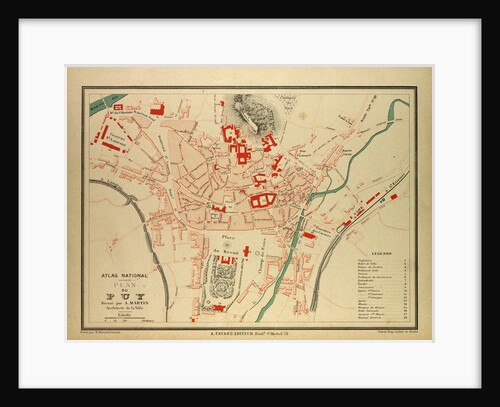 Map of Puy France by Anonymous