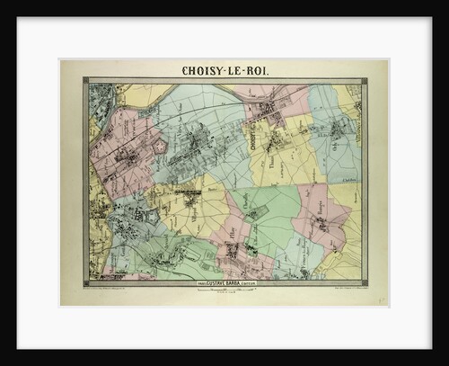Map of Choisy-Le-Roi France by Anonymous