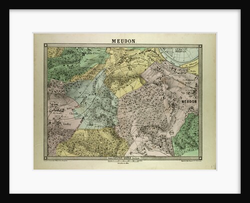 Map of Meudon France by Anonymous
