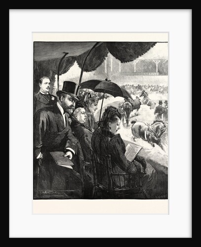 The Queen at the Horse Show in the Royal Agricultural Hall Islington 1891 UK by Anonymous