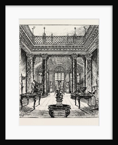Willey Park: The Entrance Hall. by Anonymous