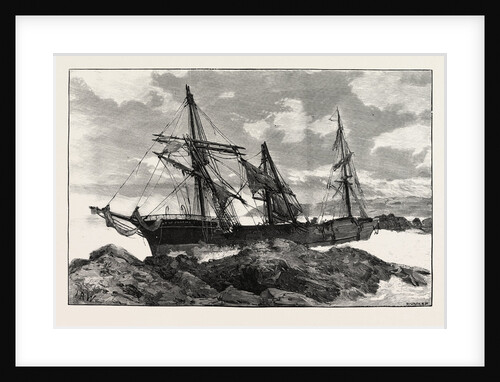 The Great Gale and Snow Storm: Wreck of the Bay of Panama Near Falmouth from a Sketch Ey H.S. Tuke by Anonymous
