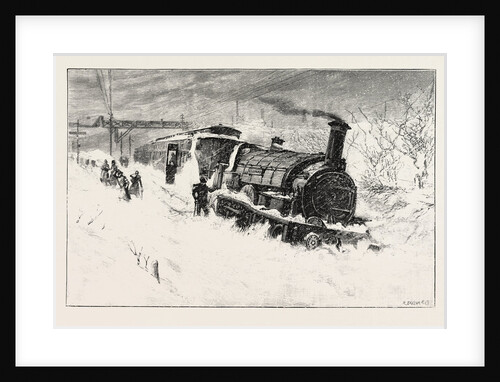 The Flying Dutchman Express Train Off the Rails at Camborne in Cornwall UK by Anonymous