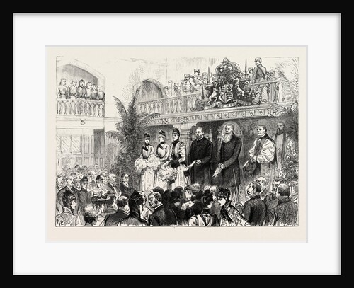 The Prince and Princess of Wales Opening the Centenary Hall of the Royal Masonic Institution for Girls. by Anonymous