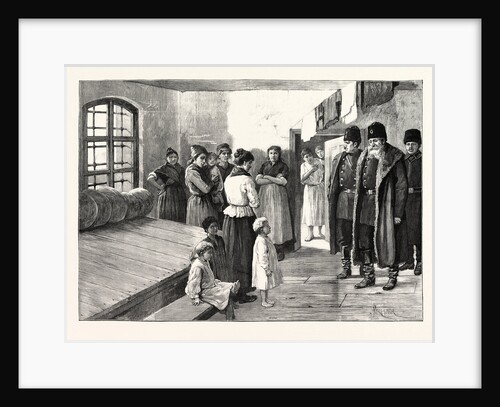Prison Life in Siberia: The Governor Visiting the Women's Prison at Yeniseisk by Anonymous