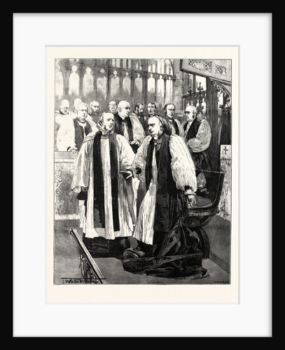 Installation of the Archbishop of York in York Minster. by Anonymous