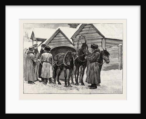 Travelling in Siberia: Bon Voyage! Departure from Yeniseisk by Anonymous