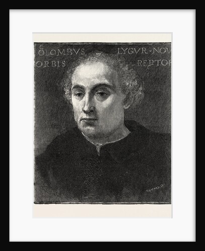 Portrait of Columbus, Discovered at Como by Anonymous