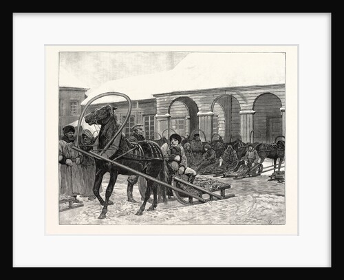 Sketches in Siberia: A Corner of the Market Yeniseisk. by Anonymous