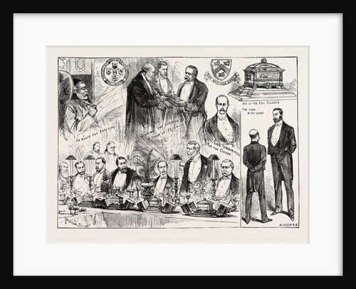 Banquet at the Townhall Grimsby on the Town Becoming a County Borough. by Anonymous