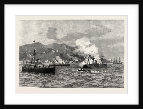 The Civil War in Chile: Bombardment of Iquique. by Anonymous