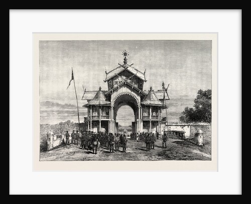 The Manipur Outrage: Palace Gates Where Mr. Quinton and Others Were Seized. by Anonymous