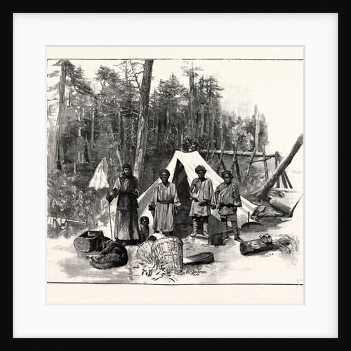 Mr. A.Oe. Pratt's Travels in Western China and Tibet: Collectors and Tent on the Mountains Altitude 13500 Feet by Anonymous