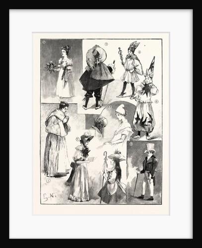 Sketches at the Lady Mayoress's Children's Ball Mansion House London by Anonymous