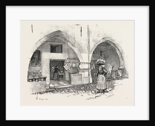 Butcher's Shop in Grasse France by Anonymous