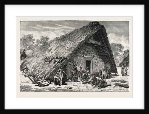 A Naga House in Manipur. by Anonymous