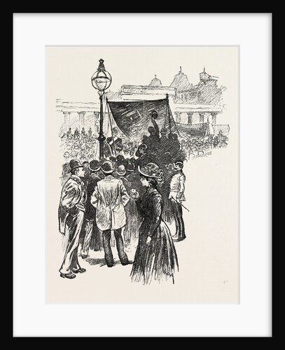 At the Great Labour Demonstration in Hyde Park: The Procession Entering the Park London UK by Anonymous