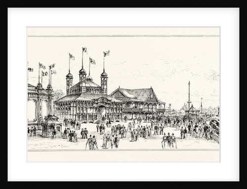 At the Royal Naval Exhibition: Buildings in the Grounds. by Anonymous