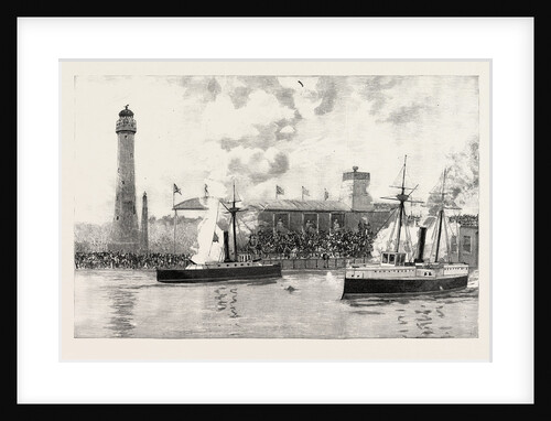 Naval Action Between Model Ships at the Royal Naval Exhibition. by Anonymous