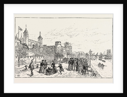 The Riverside Promenade Tower of London UK by Anonymous