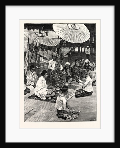 The Kalïš State Upper Burma: The Tsawbaw with His Wives and Ministers by Anonymous