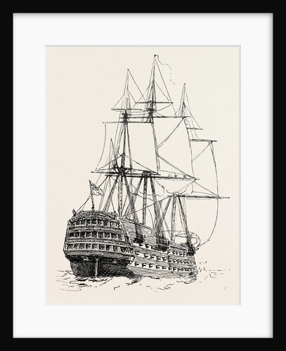 Model of the Victory Nelson's Ship at Trafalgar by Anonymous
