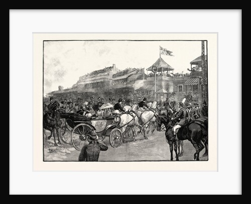 Ascot Races: Arrival of the Royal Party by Anonymous