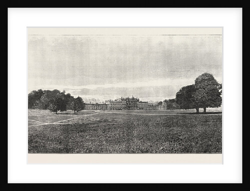 Visit of the Prince of Wales to Rotherham: Wentworth Woodhouse the Seat of Earl Fitzwilliam. K.G. by Anonymous