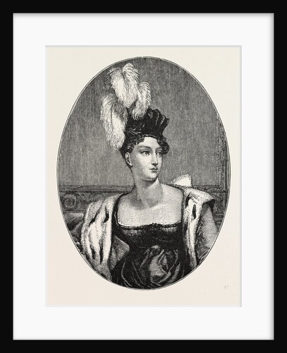 The Princess Charlotte Augusta, 1796 - 1817. Daughter of George, Prince of Wales and Caroline of Brunswick. by Anonymous