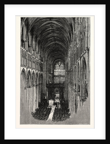 Beverley Minster, the Nave, Looking East. by Anonymous