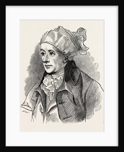 Portrait of Cowper. William Cowper, English Poet, 1731 - 1800 by Anonymous