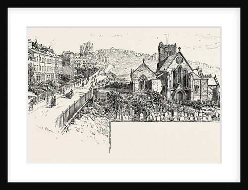 Castle Hill, Scarborough, with the Church by Anonymous