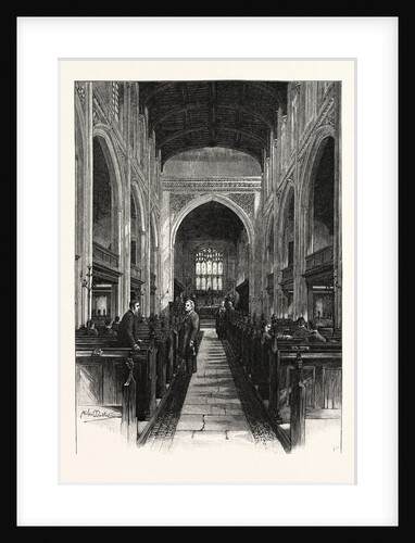 St. Mary's, Cambridge, Looking East by Anonymous