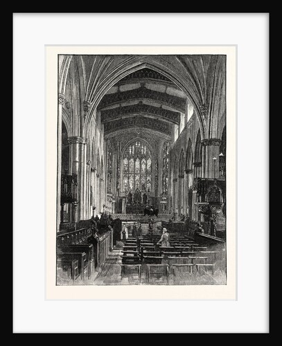 Leeds: The Nave, Looking East by Anonymous