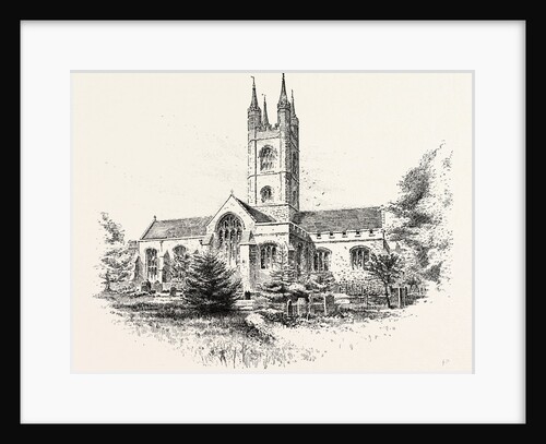 Ashford Church, from the North West by Anonymous