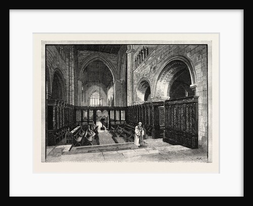 Cartmel Church, the Choir, Looking West by Anonymous