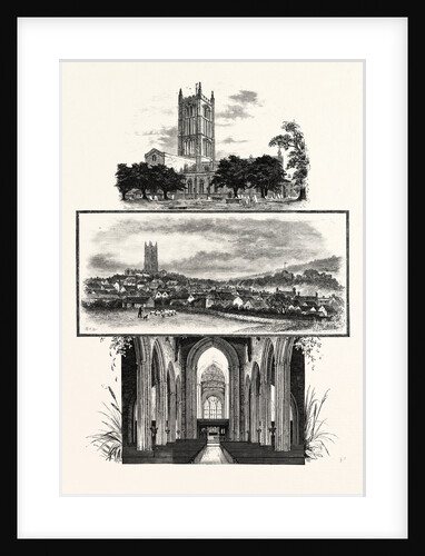 The Church from the North West; View from the Railway Station; the Nave, Looking East by Anonymous