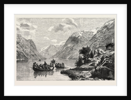 The Return from the Wedding, Hardanger Fjord by Anonymous