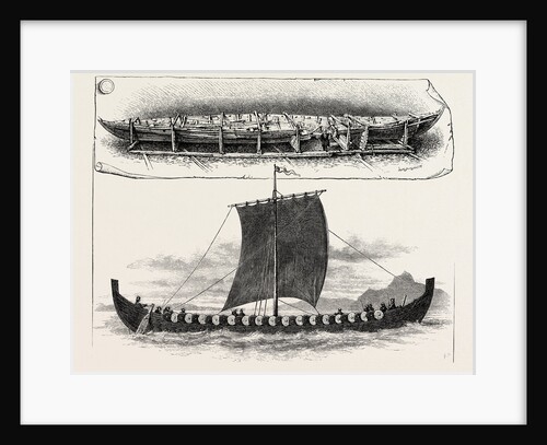 The Viking's Ship: The Vessel When Brought to Christiania by Anonymous