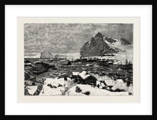 A Lofoten Village During the Fishing Season by Anonymous