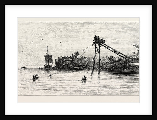 A Salmon Net and Stage by Anonymous