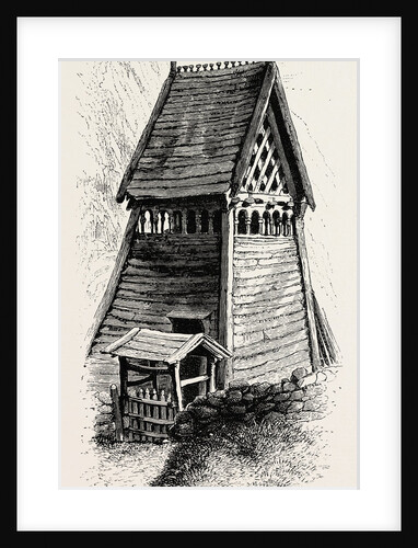 Bell-Tower, Borgund Church by Anonymous