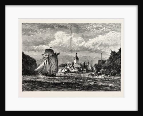 Part of Christiansand Harbour by Anonymous