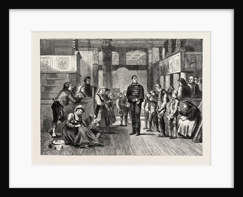 The Schoolmaster Catechising in Hitterdal Church by Anonymous