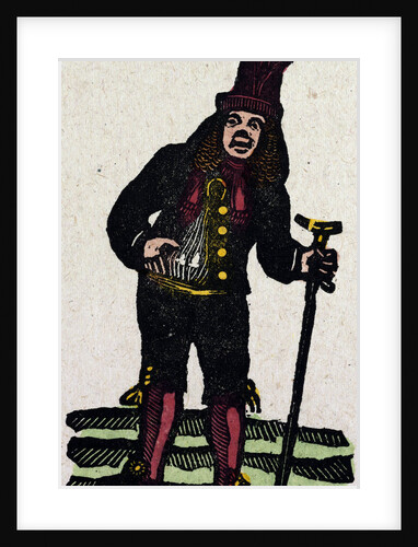 Illustration of English Tales Folk Tales and Ballads. A Man with a Walking Stick by Anonymous