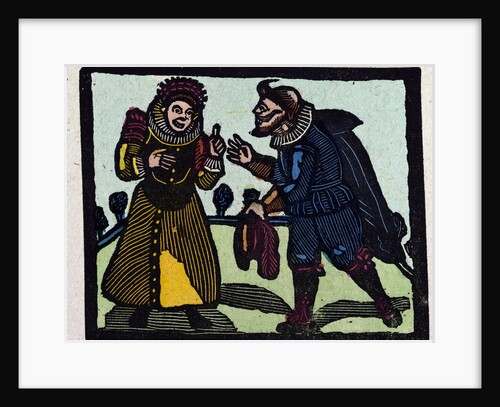 Illustration of English Tales Folk Tales and Ballads. A Man and a Woman by Anonymous