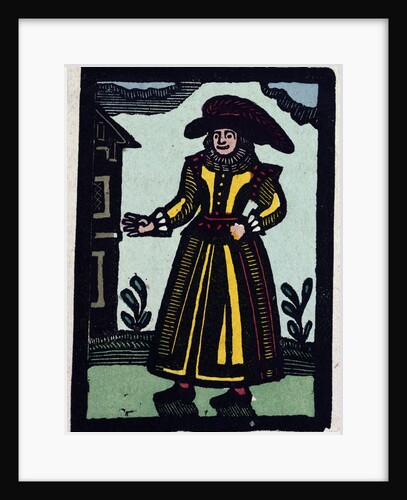 Illustration of English Tales Folk Tales and Ballads. A Person Wearing a Yellow Dress by Anonymous