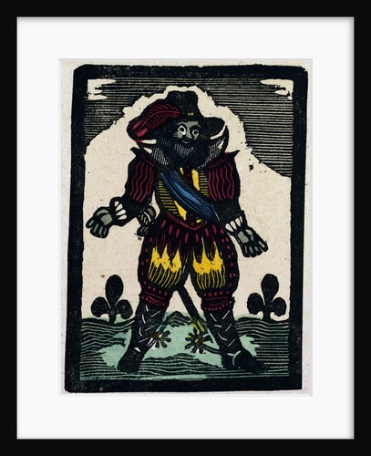 Illustration of English Tales Folk Tales and Ballads. A Man Wearing Red and Yellow Clothes by Anonymous